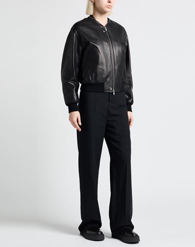 Woman Jacket Black Size 0 Ovine leather