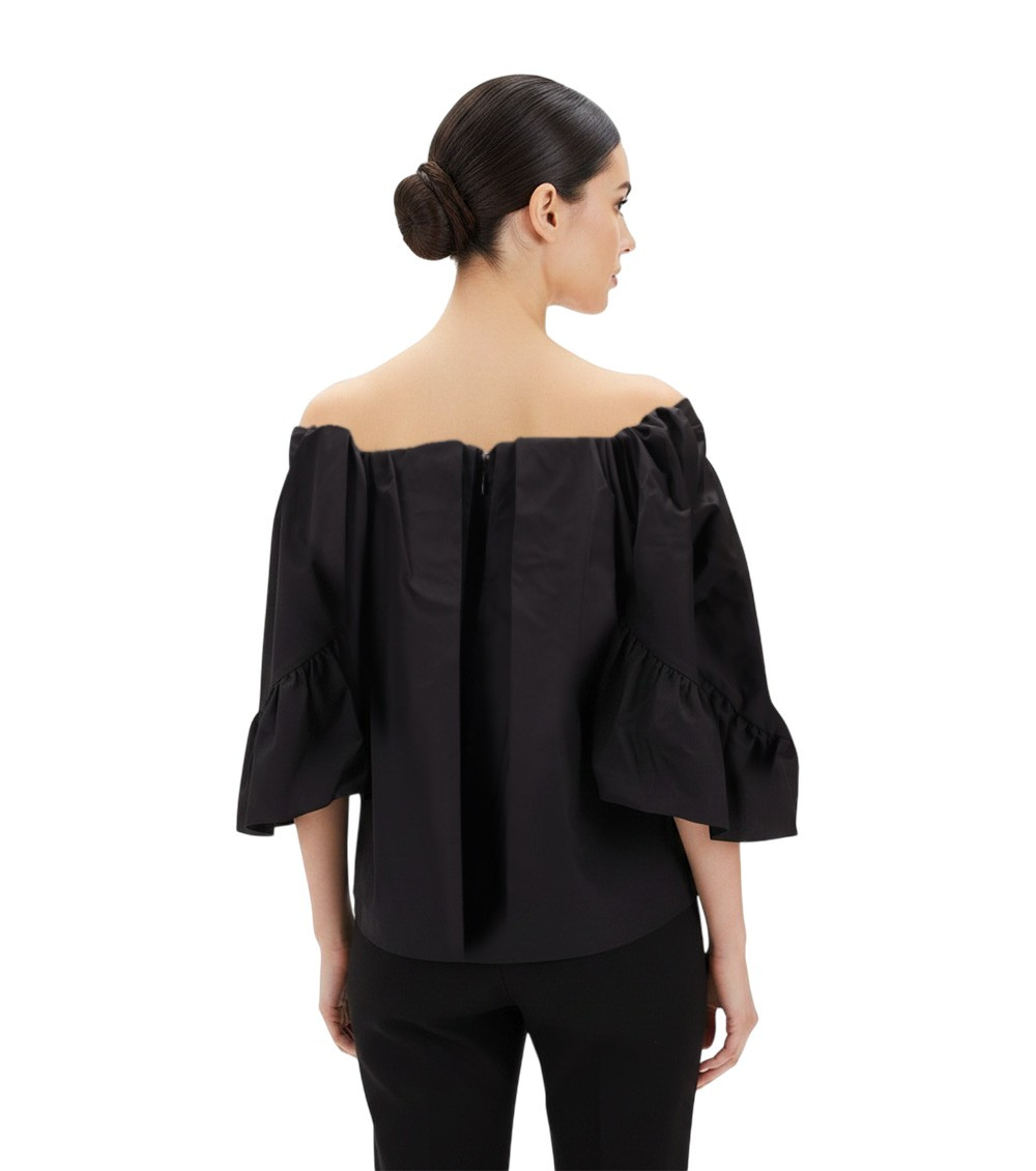 Black Off Shoulder Top