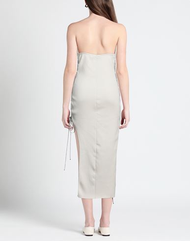 Woman Midi dress Ivory Size 4 Cotton, Elastane