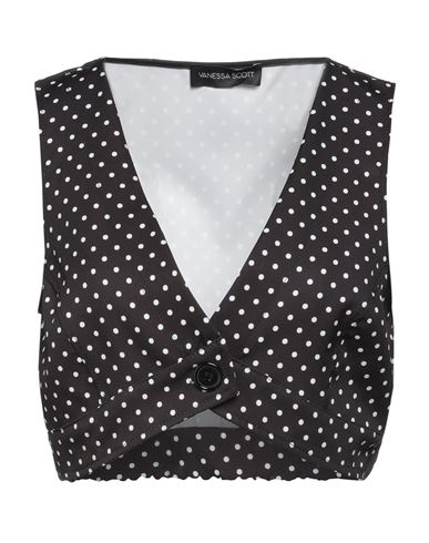 Woman Top Black Size M Polyester, Textile fibers