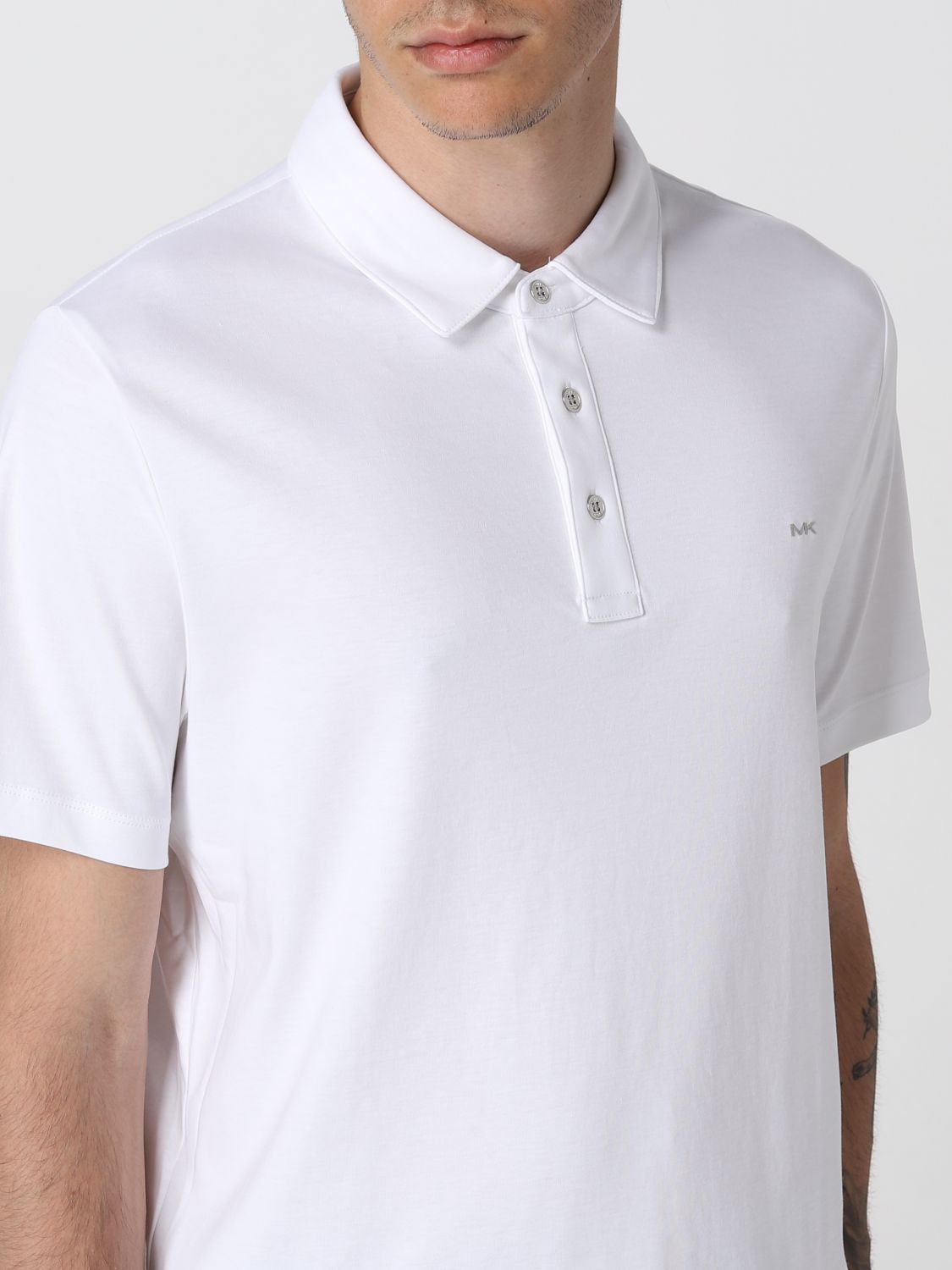 Polo Shirt Men color White