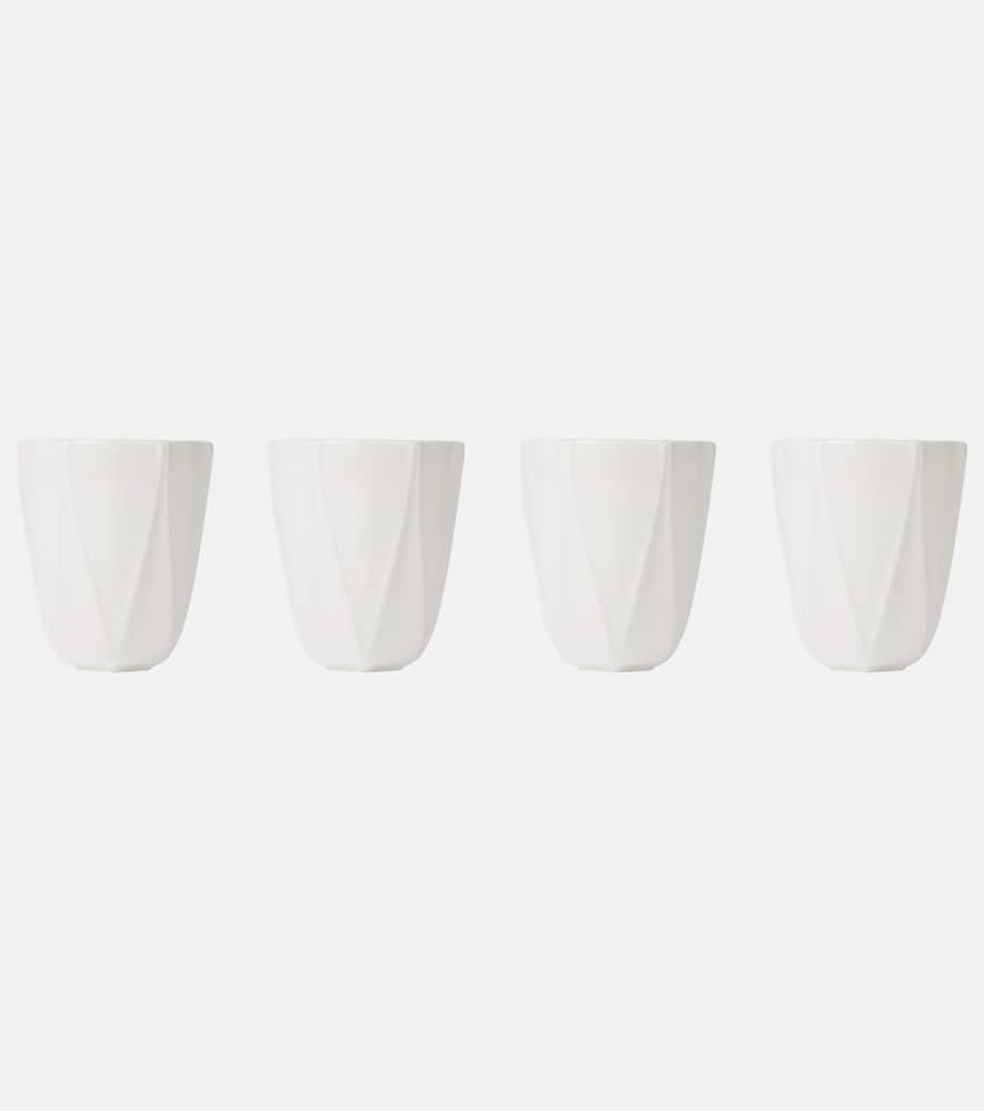 Zaha Hadid Design Folio set of 4 bone china vessels