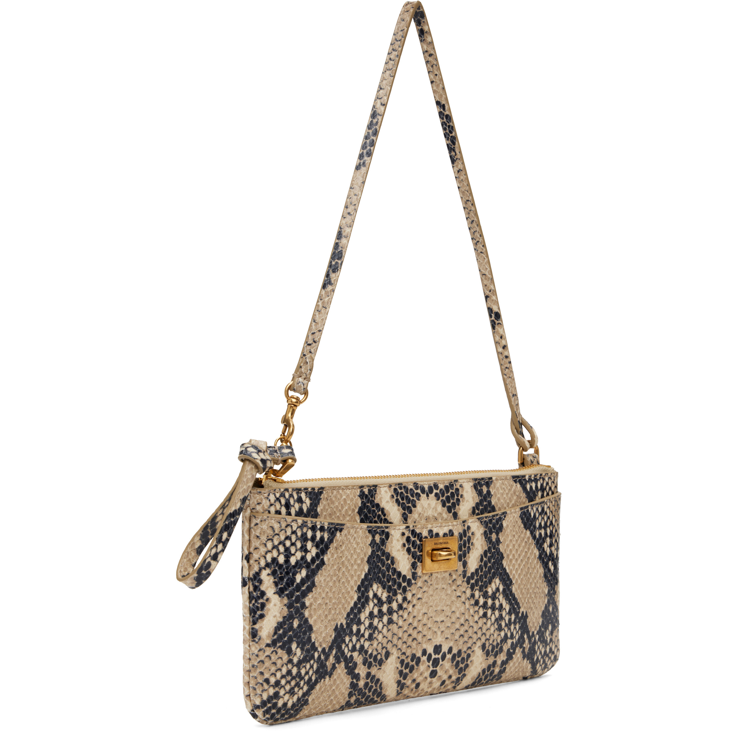 Beige Rodeo Phone Pouch Bag