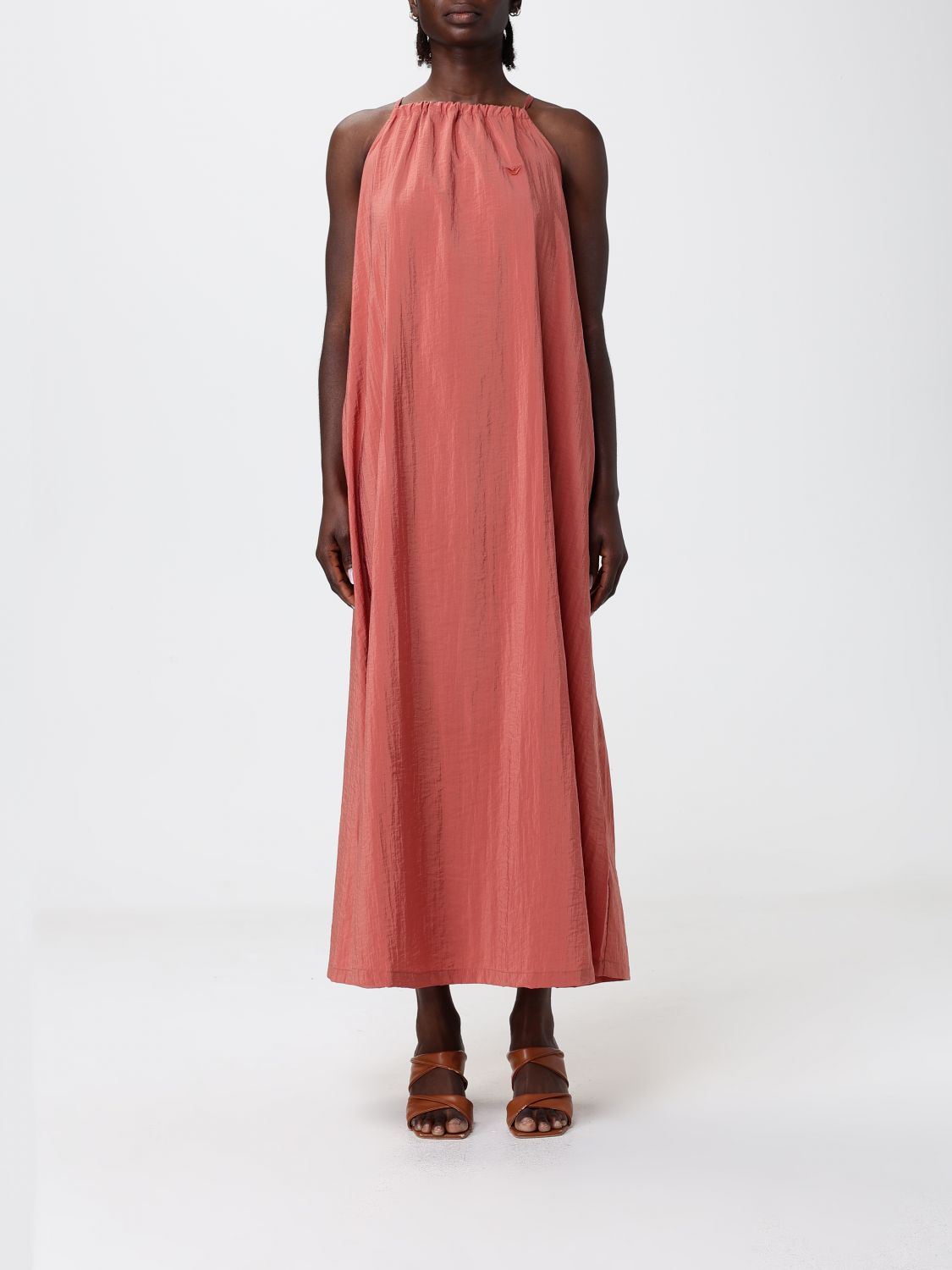 Dress Woman color Brick Red