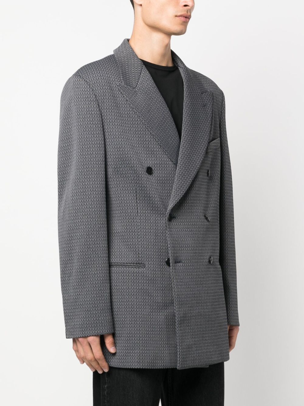 Random Identities Punto Tessuto Blazer