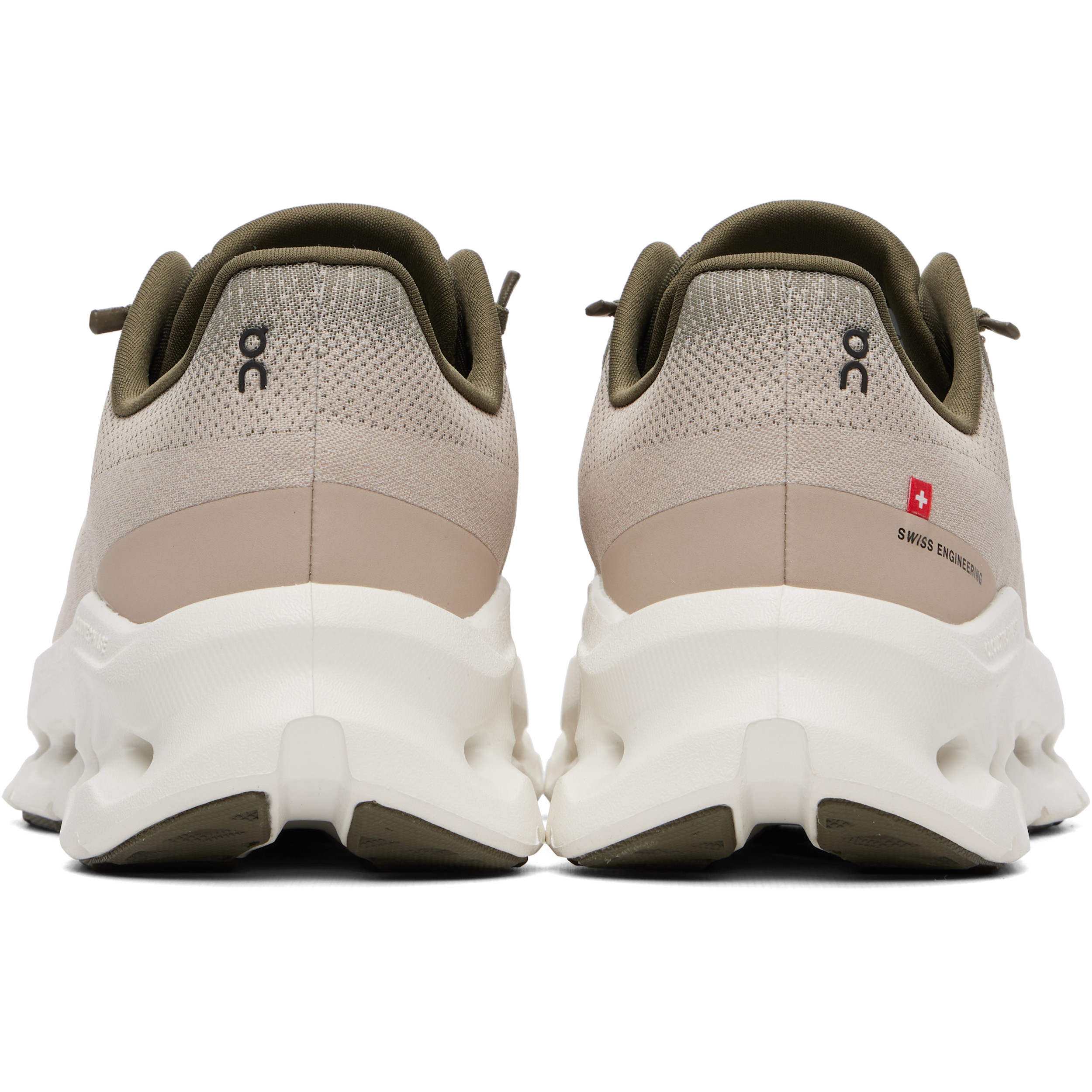 Beige & Khaki Cloudtilt Sneakers