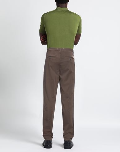 Roÿ Roger's Man Pants Dark brown Size 40 Cotton, Elastane