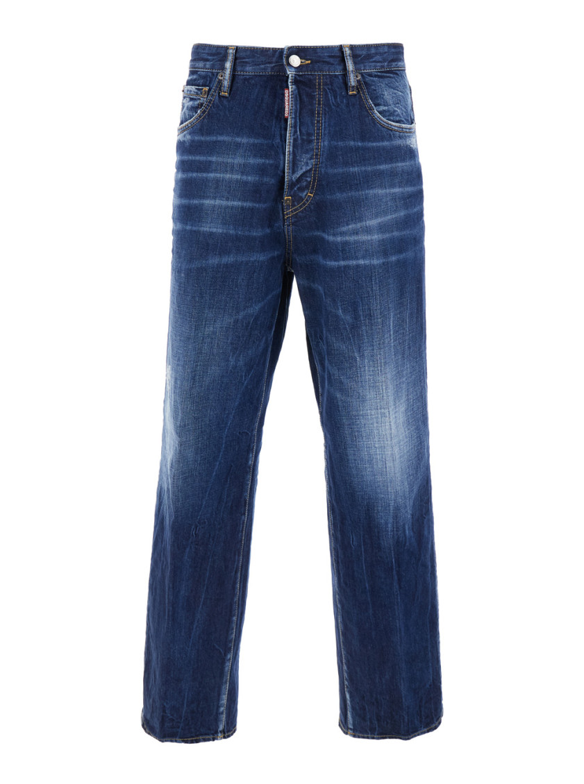 Be Cool Be Nice Wash Loose Jeans