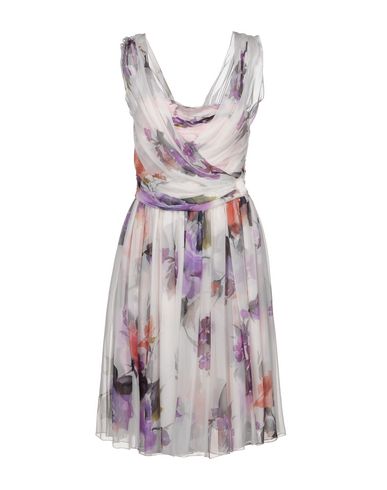 Woman Midi dress White Size 2 Silk