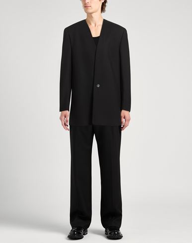 Man Blazer Black Size 40 Virgin Wool