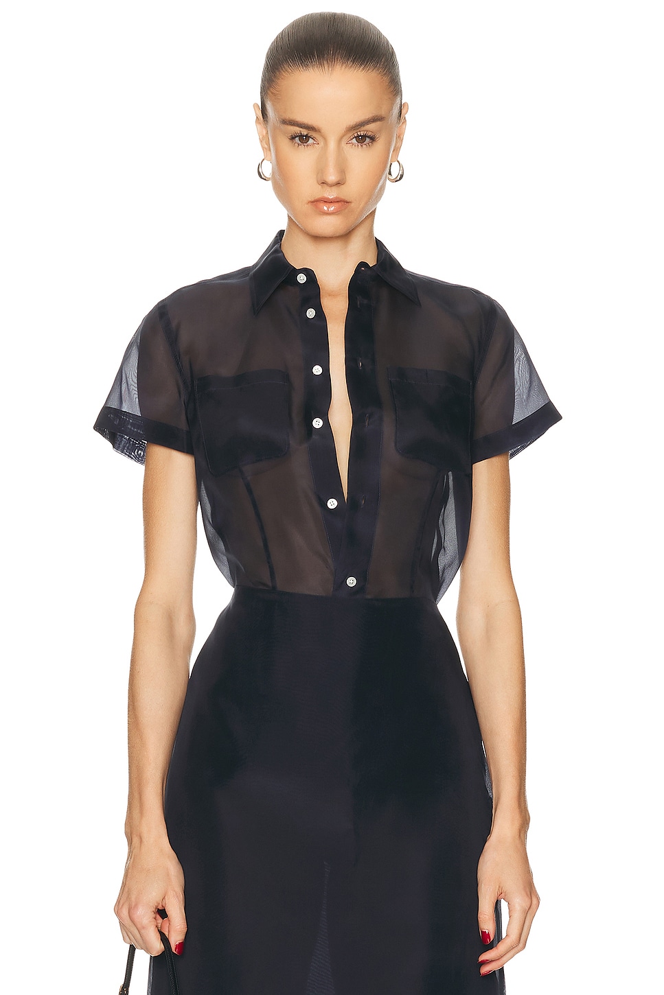 Polo Ralph Lauren Button Front Shirt in Atlantic - Navy. 6 also in