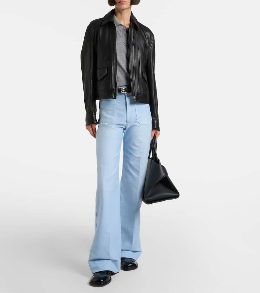 Alina mid-rise wide-leg jeans