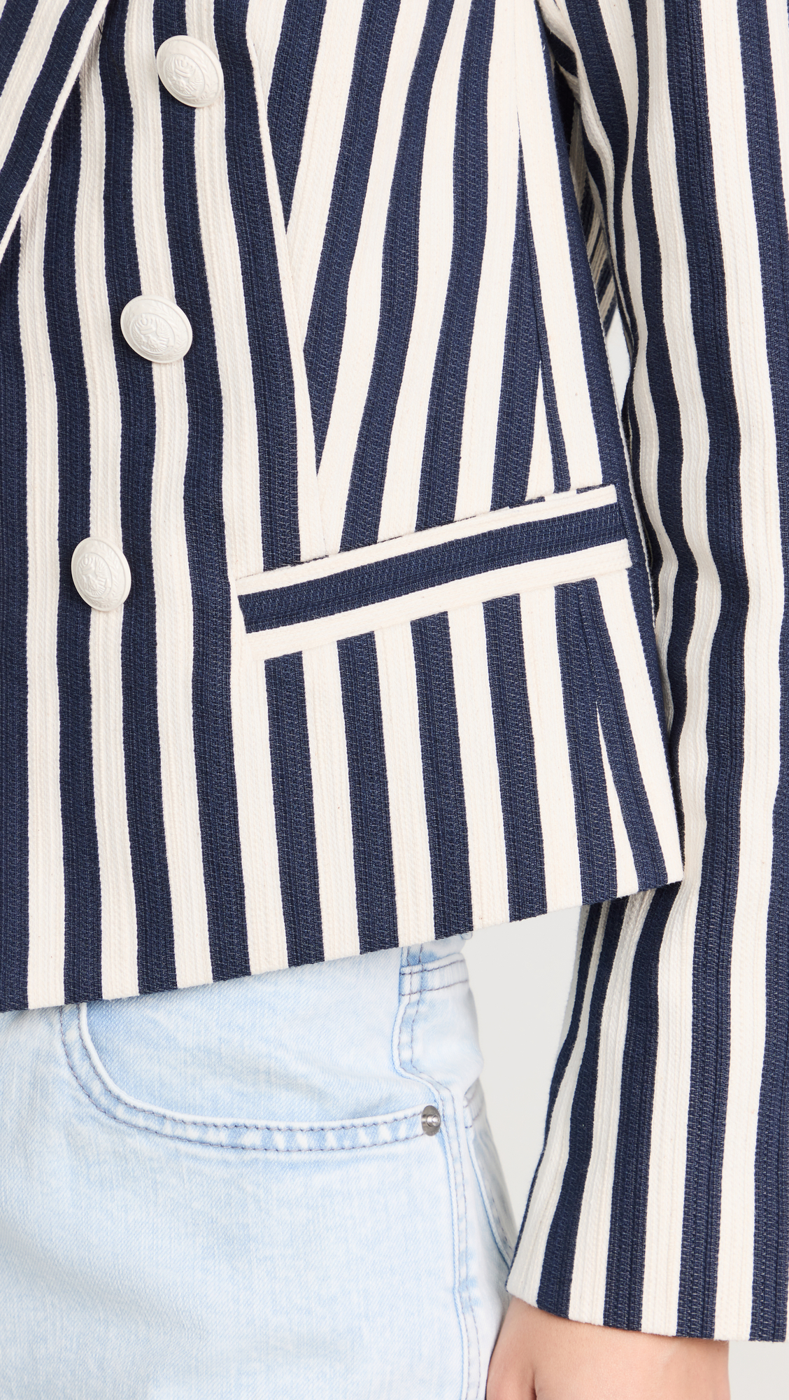 Brooke Double Breasted Crop Blazer