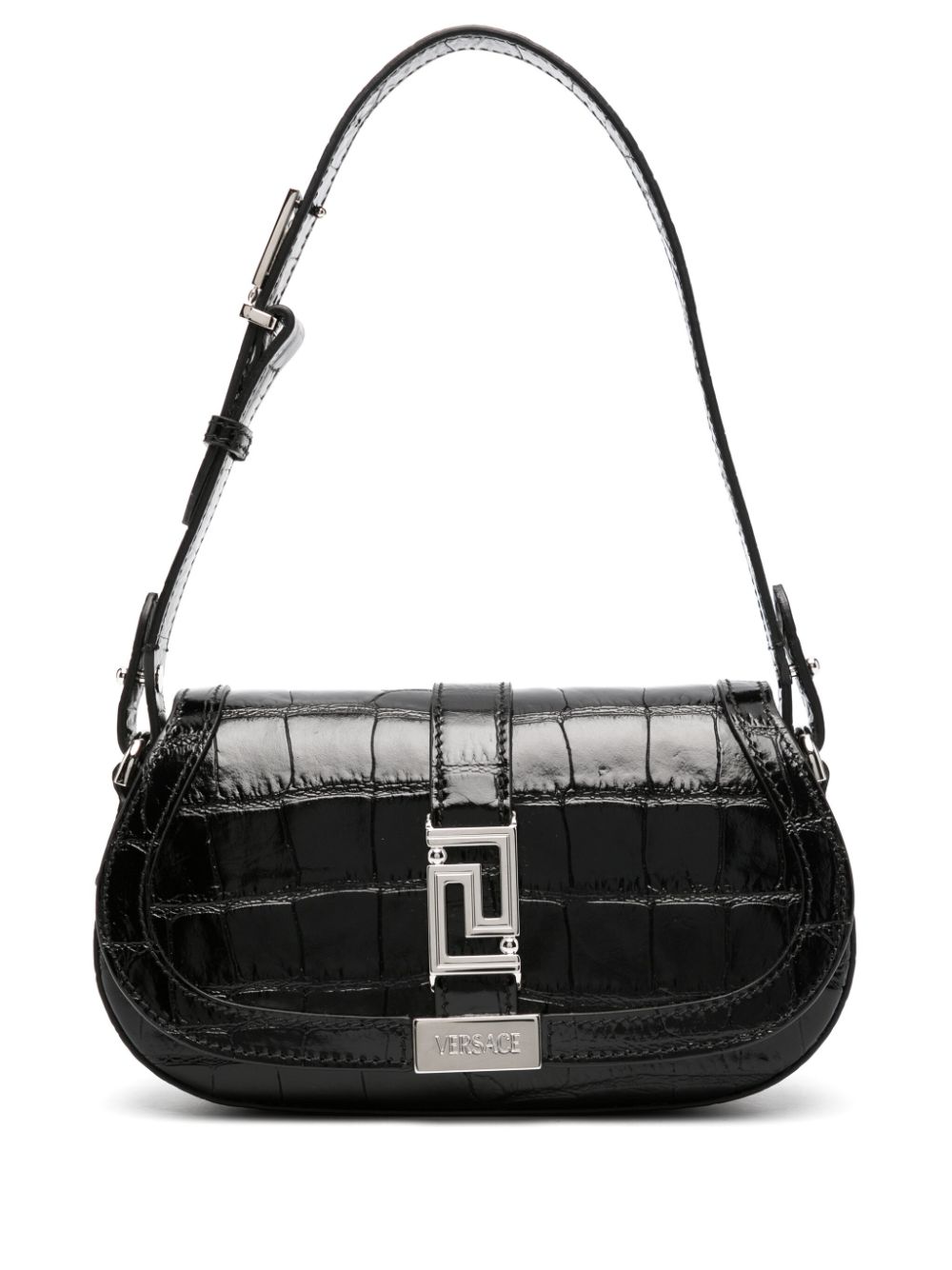 Greca Goddess shoulder bag - Black