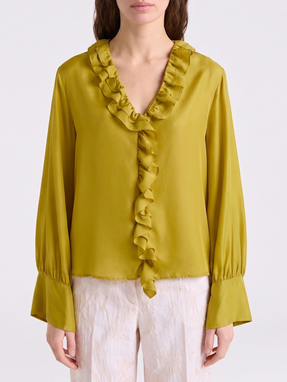 MOMONÌ Shirt Woman color Green