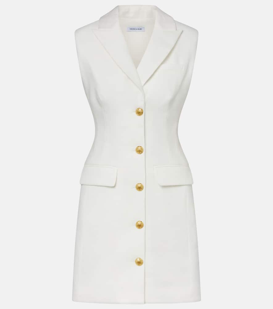 Fairfax linen-blend minidress