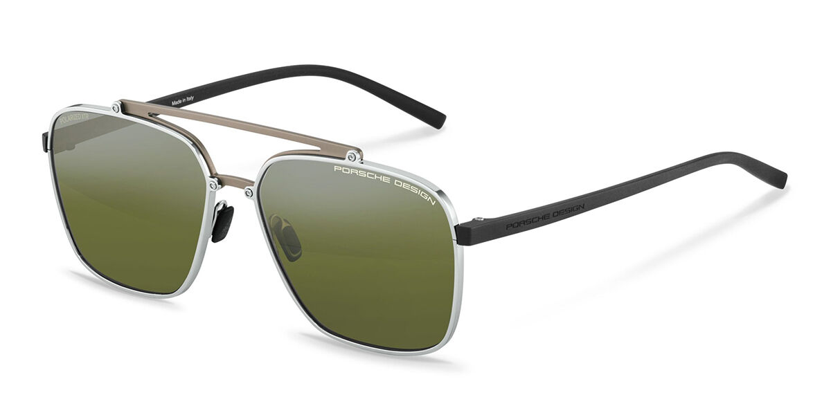Porsche Design P8937 Polarized B Men's Sunglasses Silver