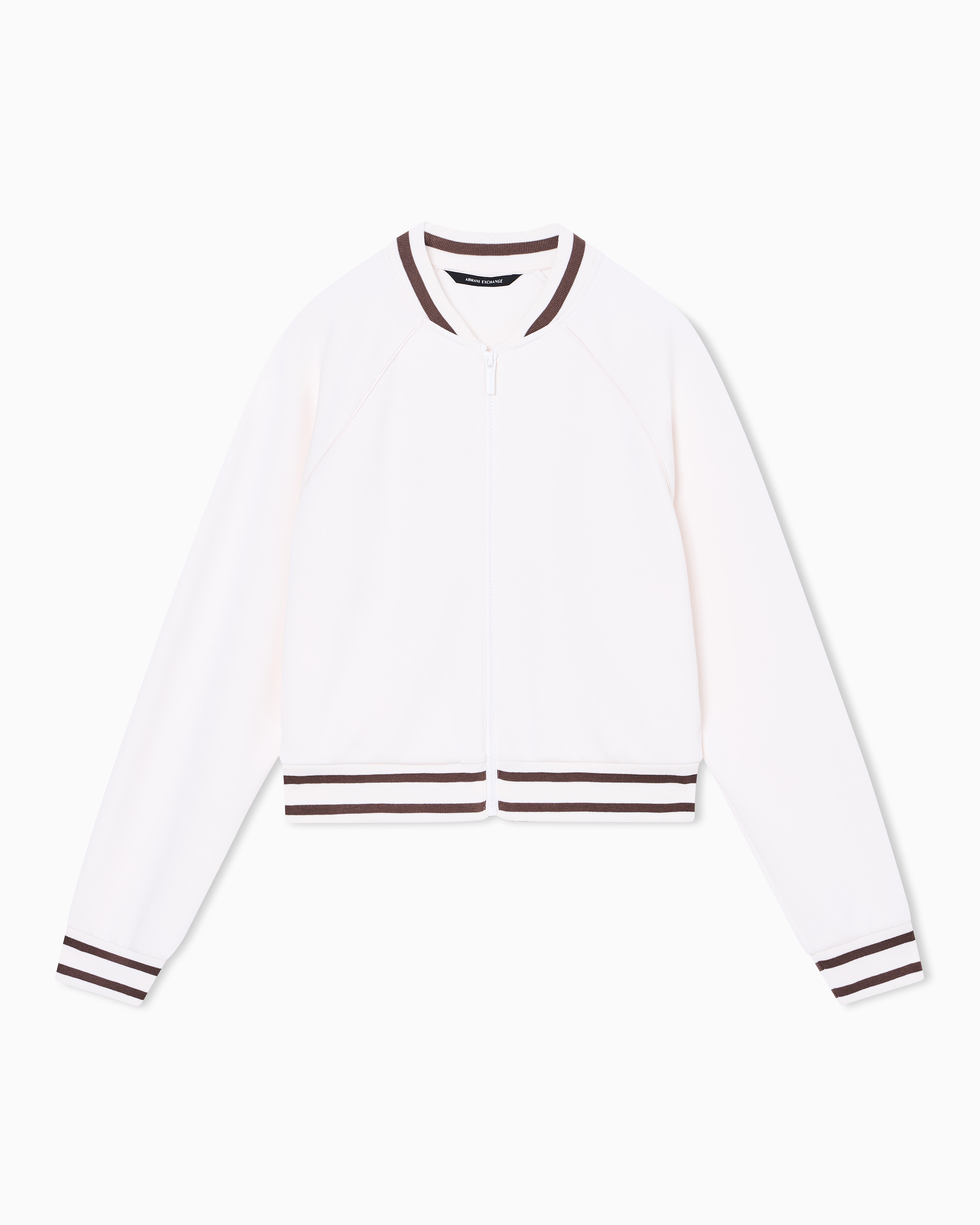 Sweatshirt with Soft Touch Interlock Zip