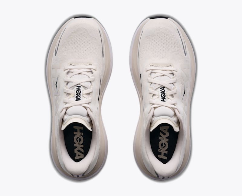 HOKA Women's Skyward X 2 Shoes in Alabaster/Black