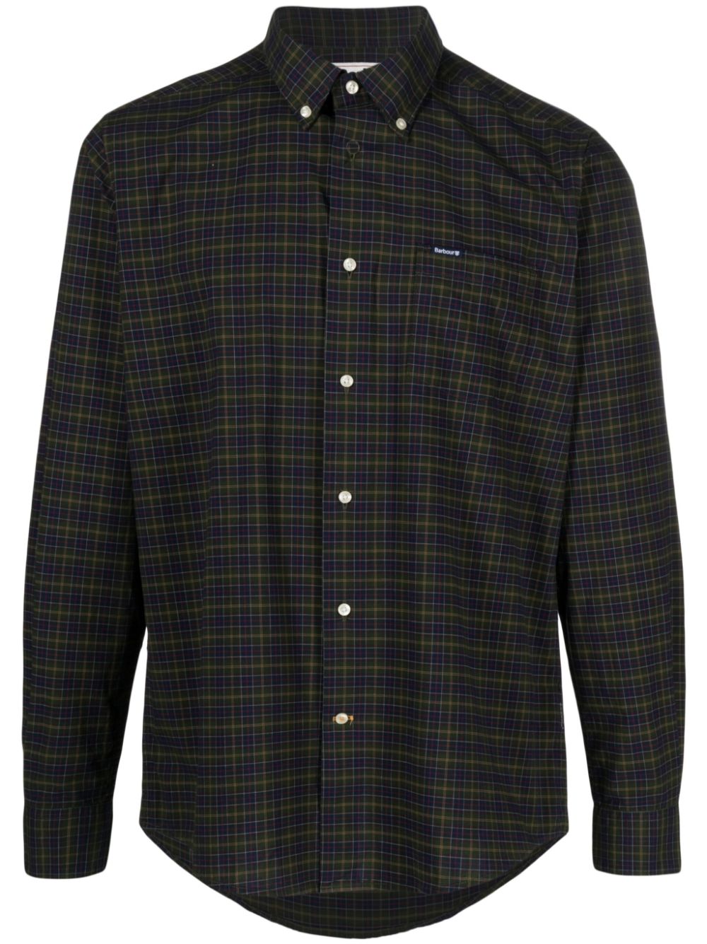 Tartan-check cotton shirt - Green