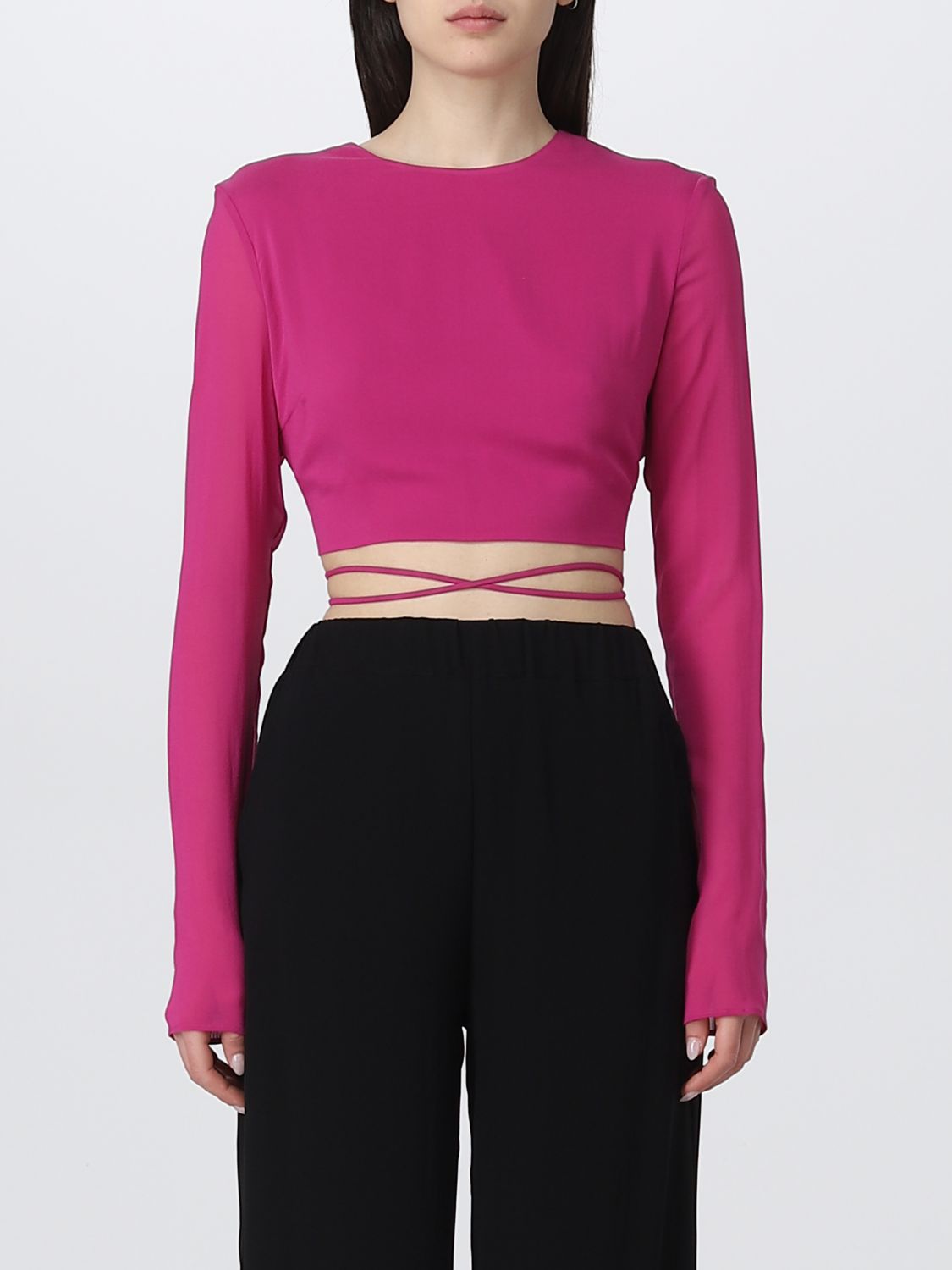 Sweater Woman color Cyclamen