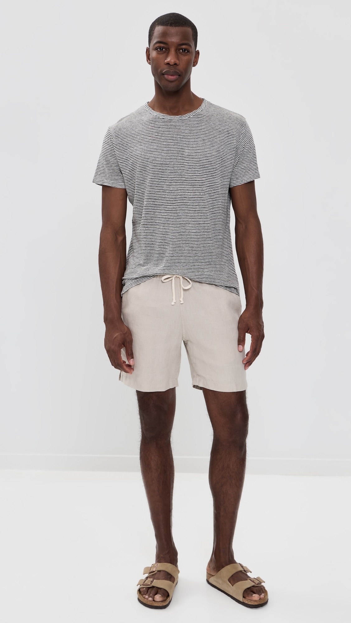 Linen Sun Tee Lines