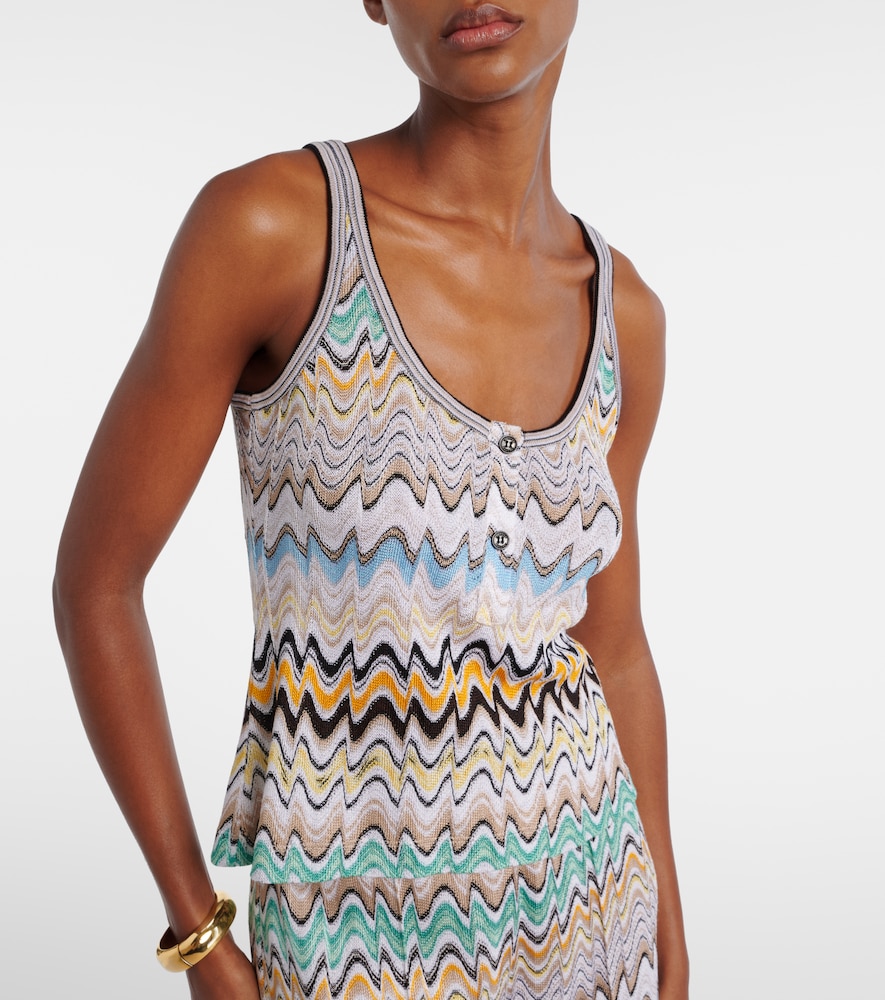 Intarsia tank top