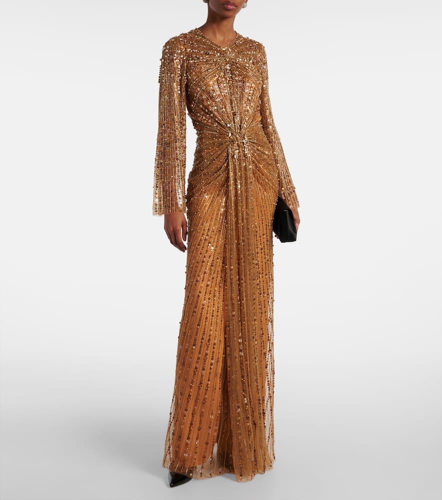 Anja embellished gown