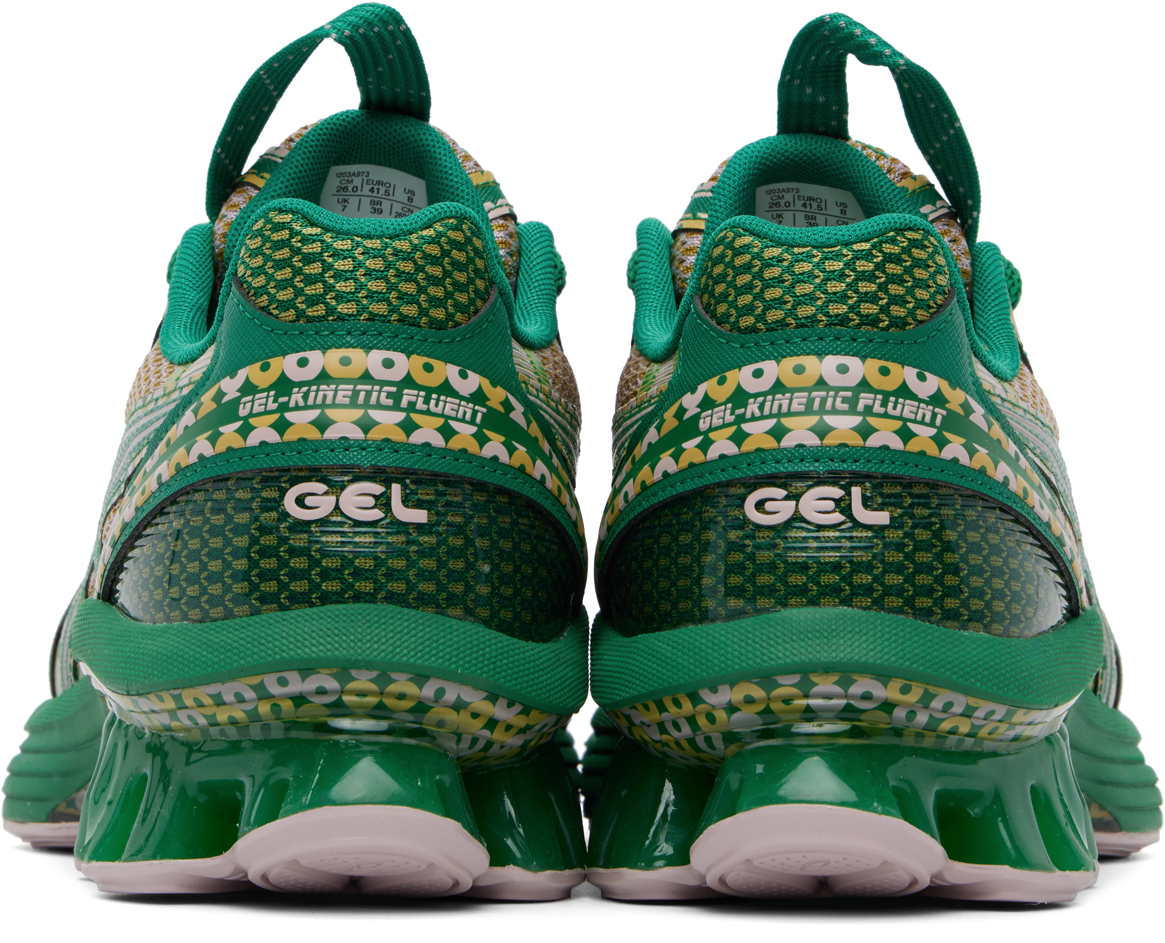 Green Kiko Kostadinov Edition US7-S Gel-Kinetic Fluent Sneakers