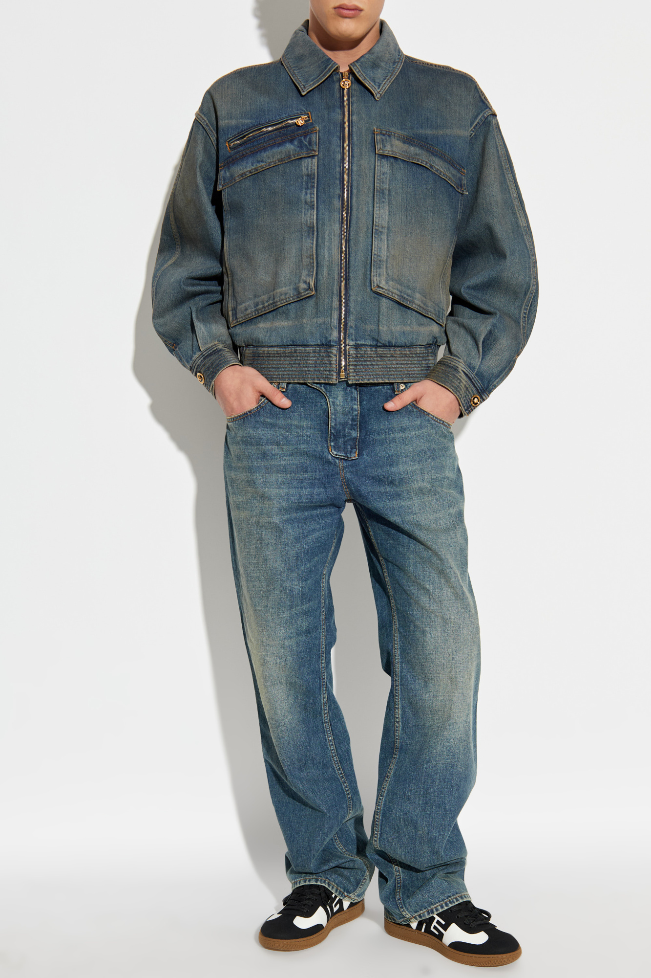 Straight-leg Jeans, Men's, Blue