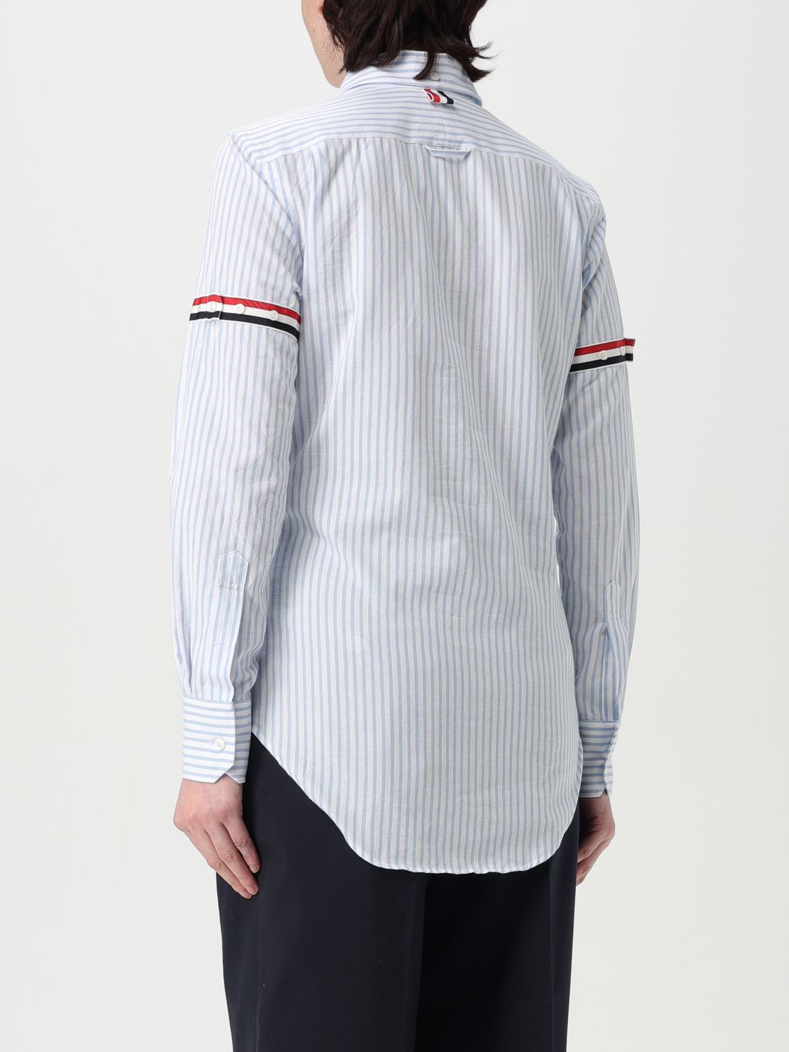 Striped cotton shirt - Blue