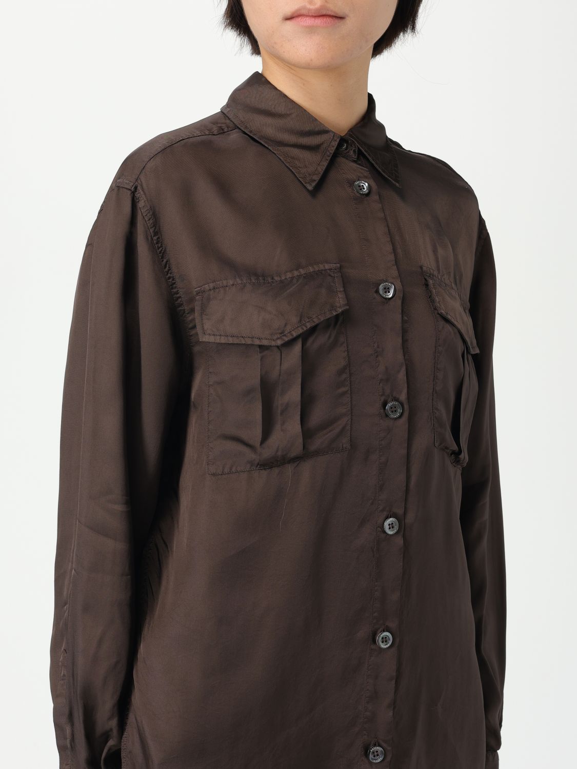 Shirt ASPESI Woman color Brown