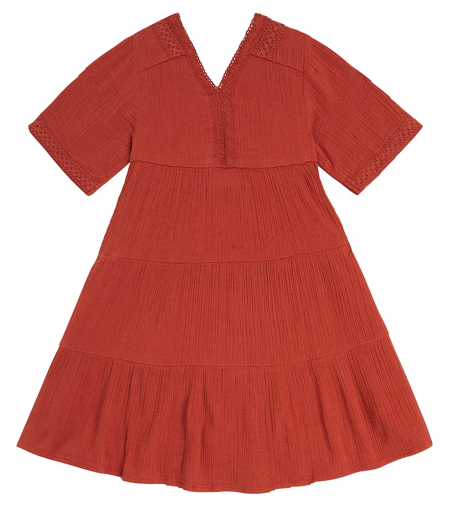 Scotch & Soda Kids Tiered cotton dress