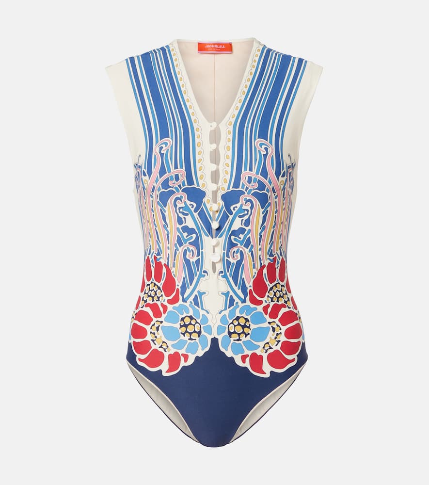 Tutto Suit printed swimsuit