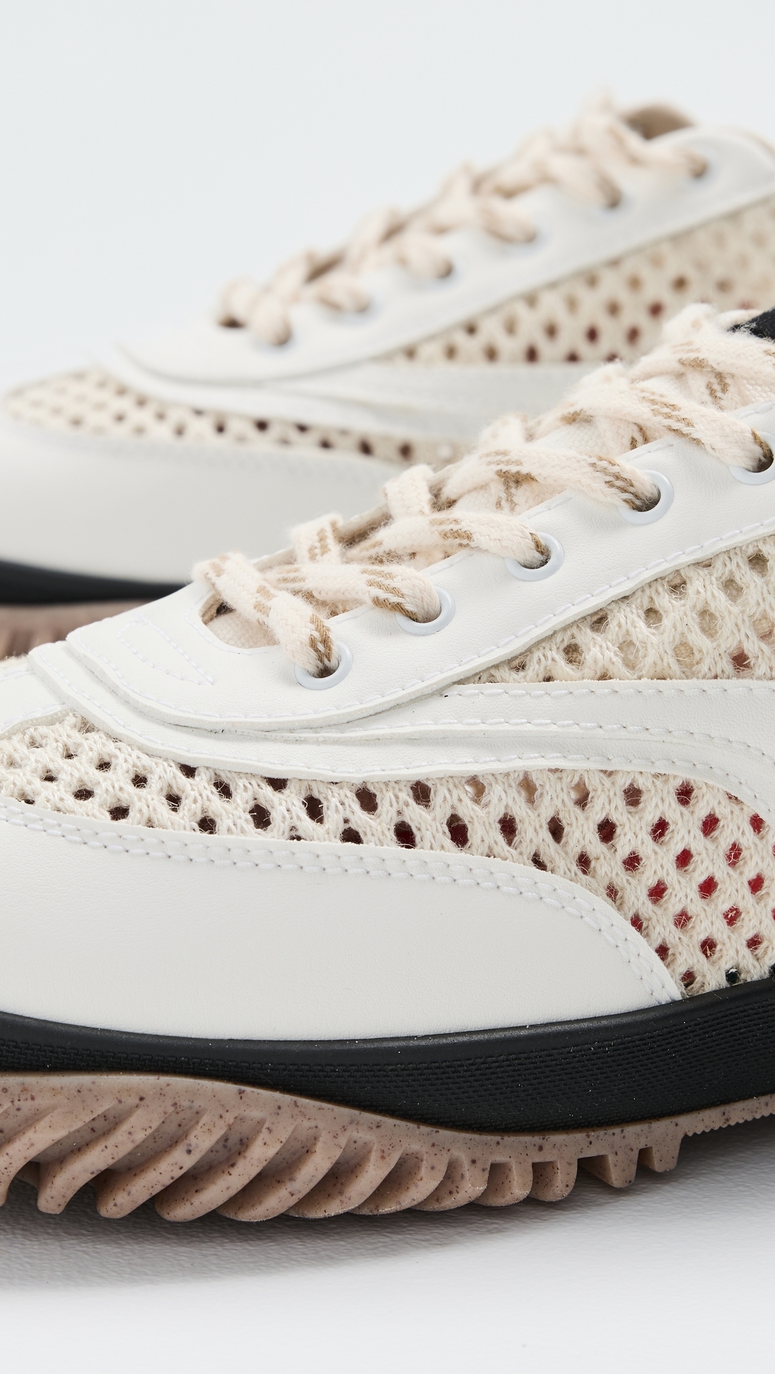 S-Wave Sport Alter Mat And Mesh Sneakers White