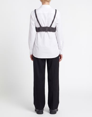 Woman Top Charcoal Size M Wool, Cashmere, Polyamide, Elastane