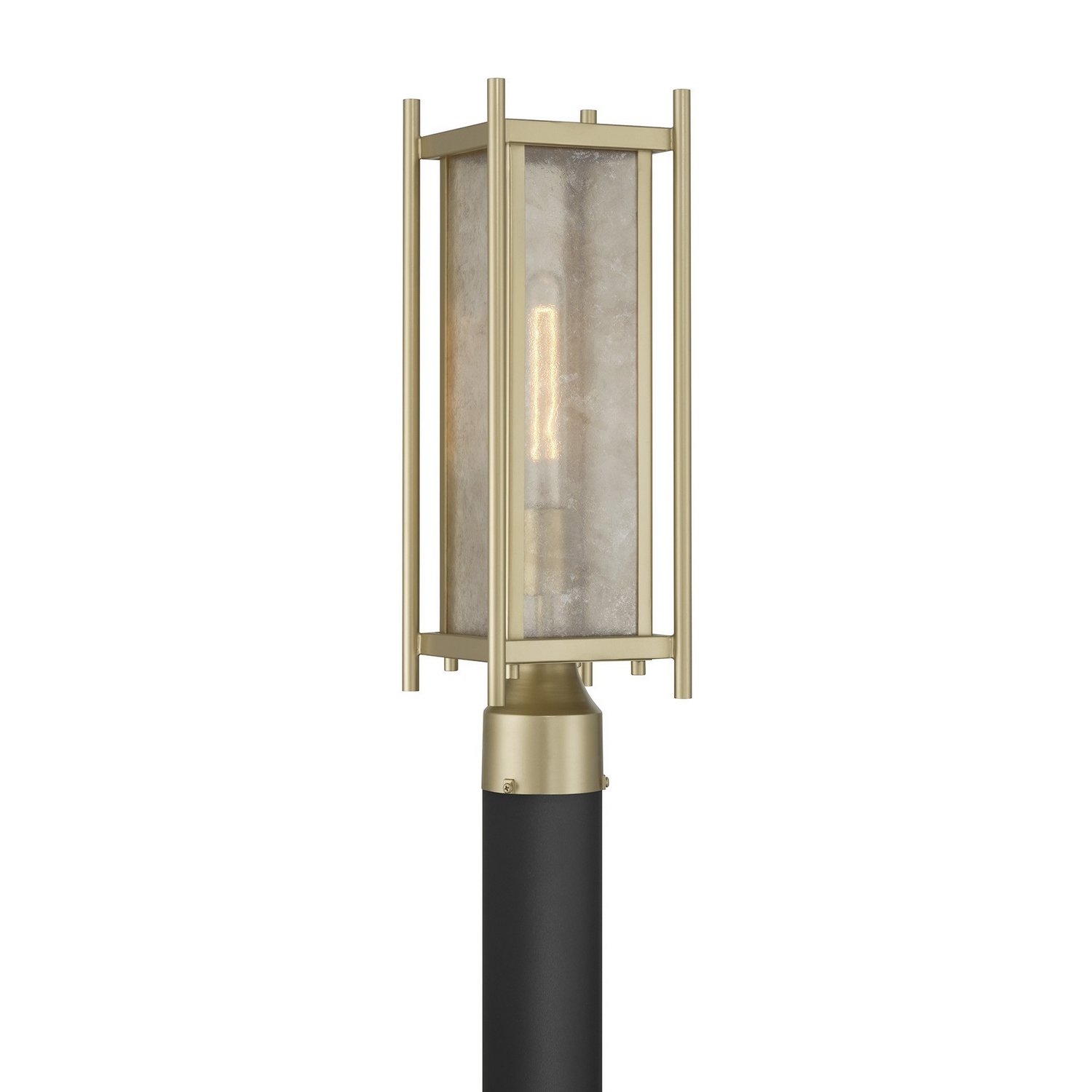 Jacobs 1-Light Outdoor Post Lantern in Serene Bra