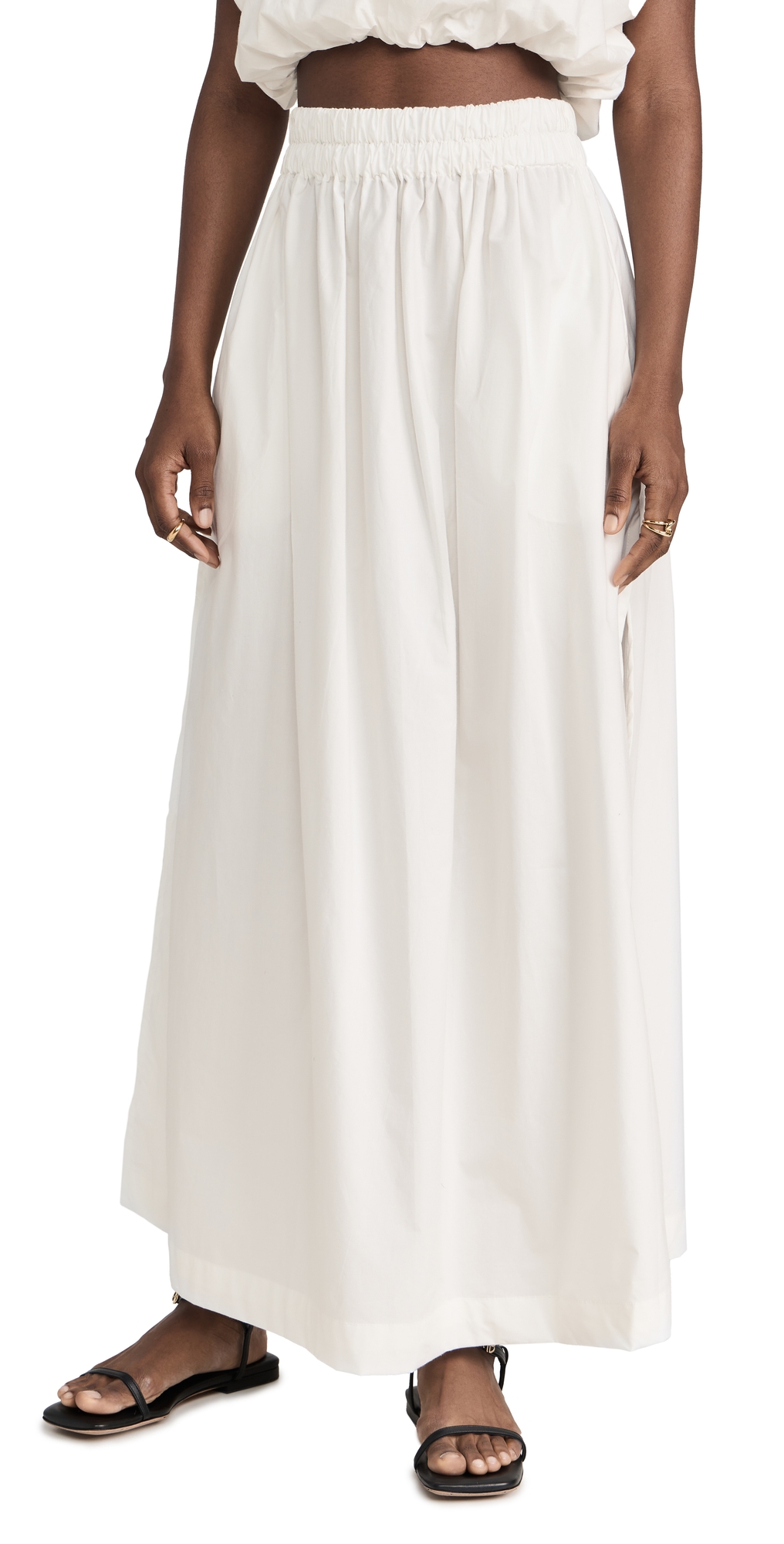 Delia Maxi Skirt Bone