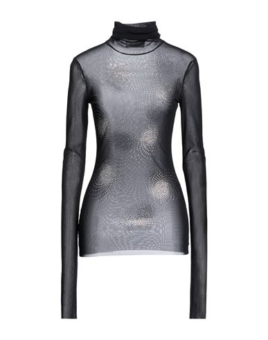 Woman Top Black Size 4 Polyamide
