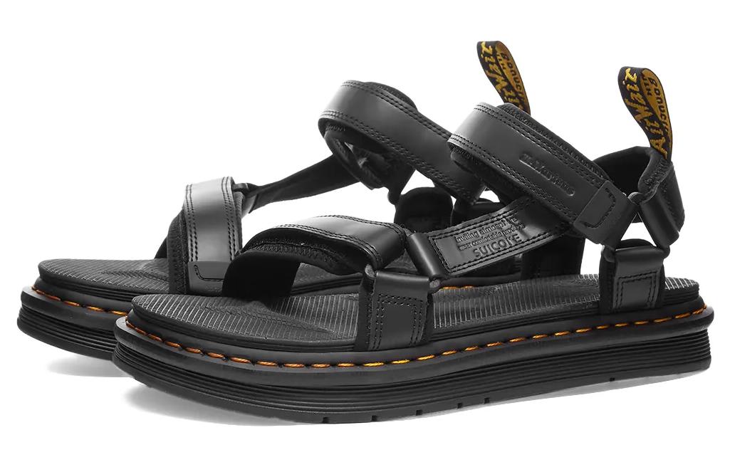 (WMNS) Suicoke x Depa Leather Strap Sandals 'Black'