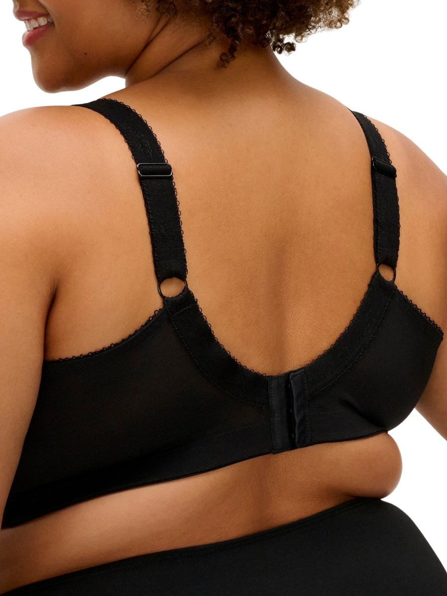 Goddess Womens Keira Wireless Bra - Black Polyamide - 38D