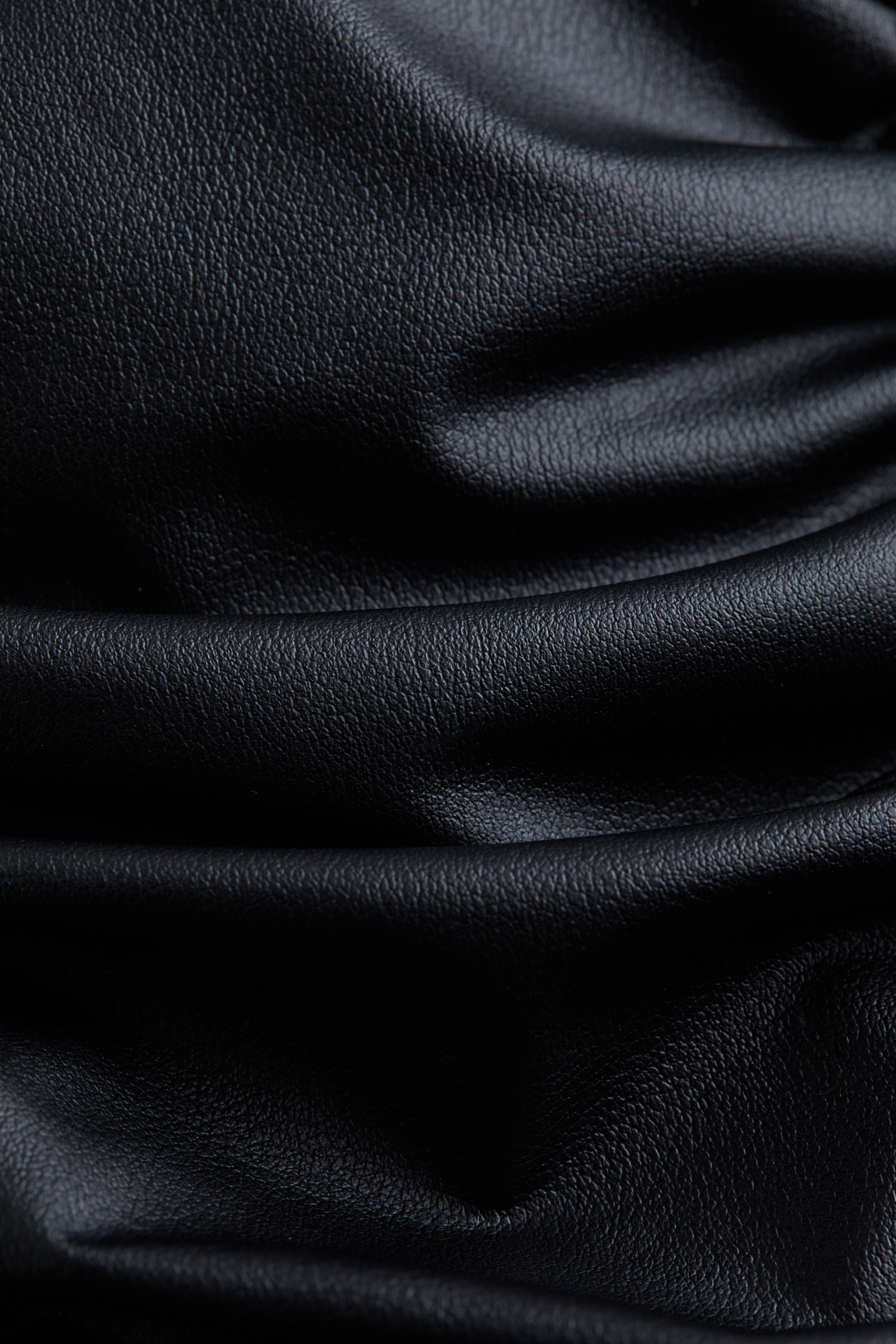 Aubrey Faux Leather Swimsuit In Black