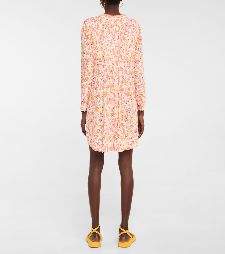 Ola floral rayon georgette minidress