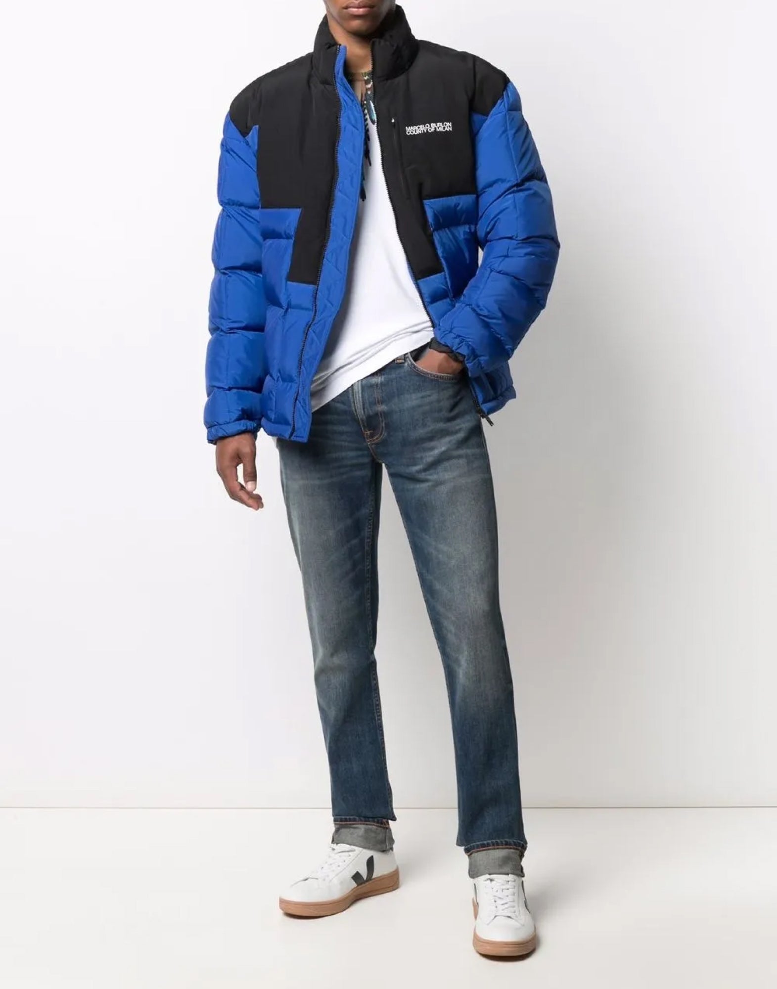 County Of Down Jacket — Blue