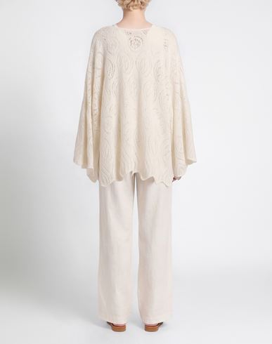 Woman Sweater Ivory Size S Baby alpaca wool, Polyamide, Virgin Wool