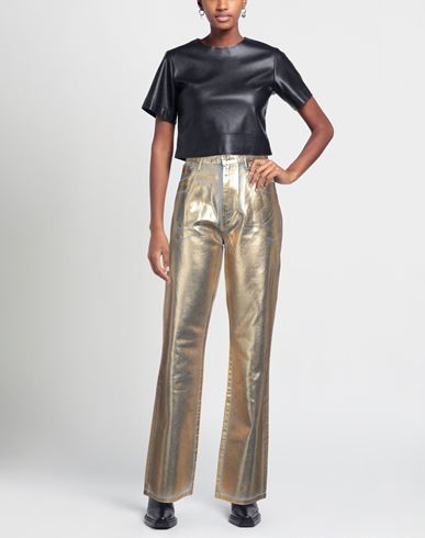 Woman Jeans Gold