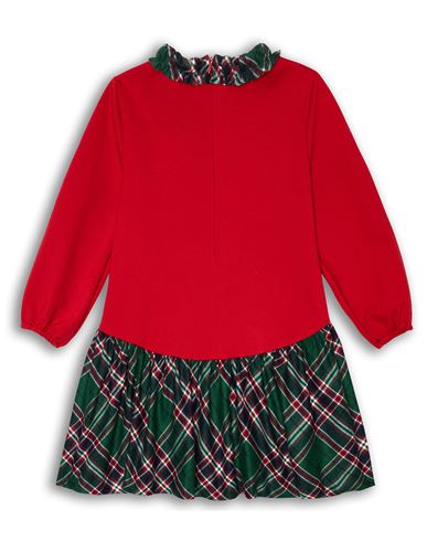Kid Girl Kids' dress Red Size 10 Viscose, Polyamide, Elastane
