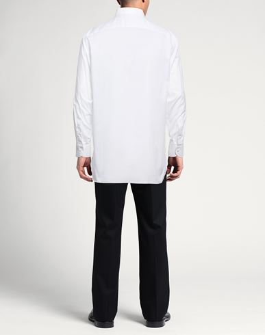 Man Shirt White Size 17 Cotton