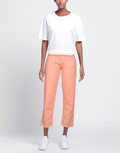 Woman Denim pants Salmon pink