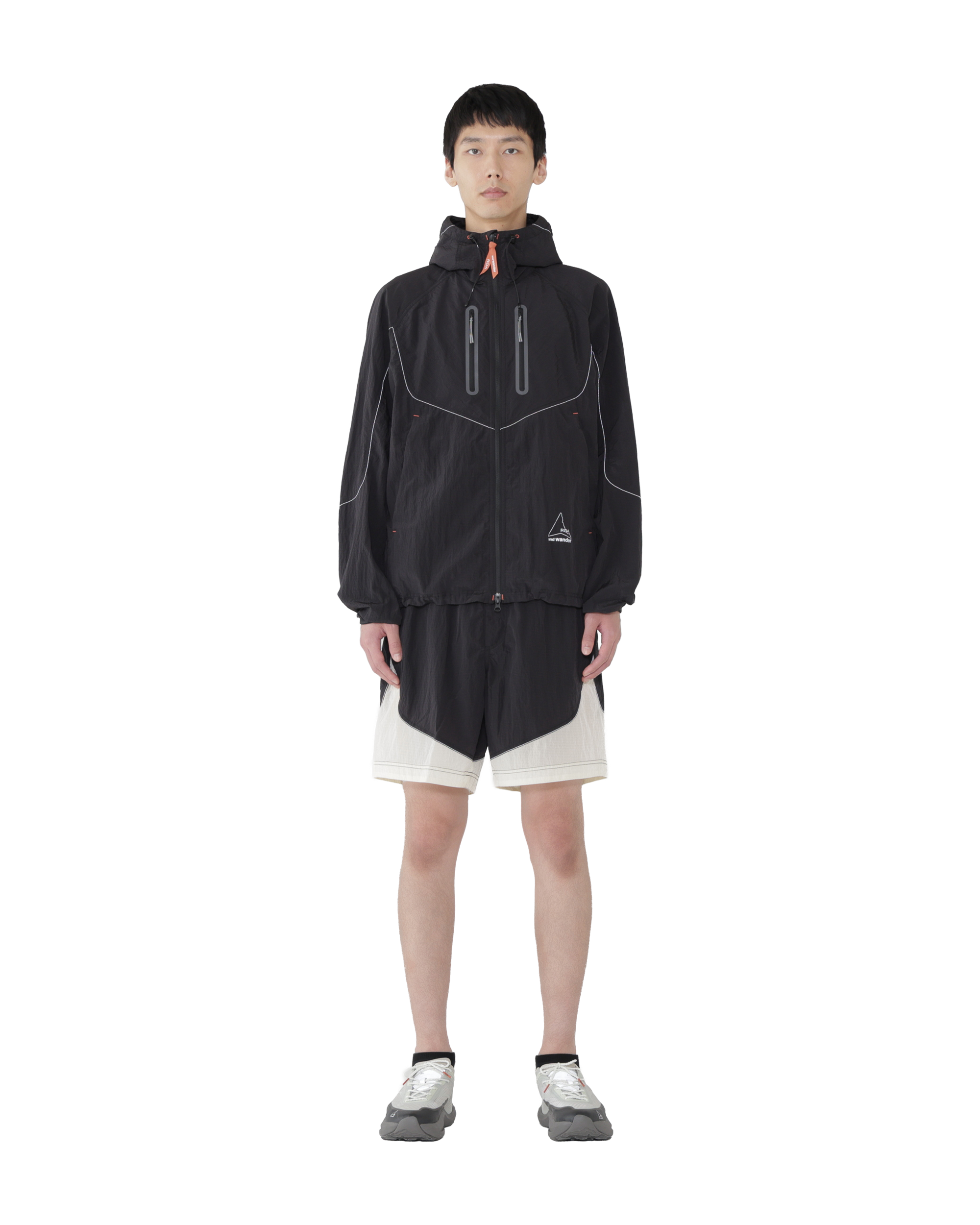 ROA Roa X And Wander Ripstop Wind Jacket Black Coats And Jackets Unisex